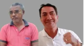 Foto : Penjabat Kepala Desa Bo'a Otfianus Nggadas dan Terdakwa Erasmus Frans Mandato/Mus Frans (istimewa)
