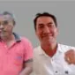 Foto : Penjabat Kepala Desa Bo'a Otfianus Nggadas dan Terdakwa Erasmus Frans Mandato/Mus Frans (istimewa)