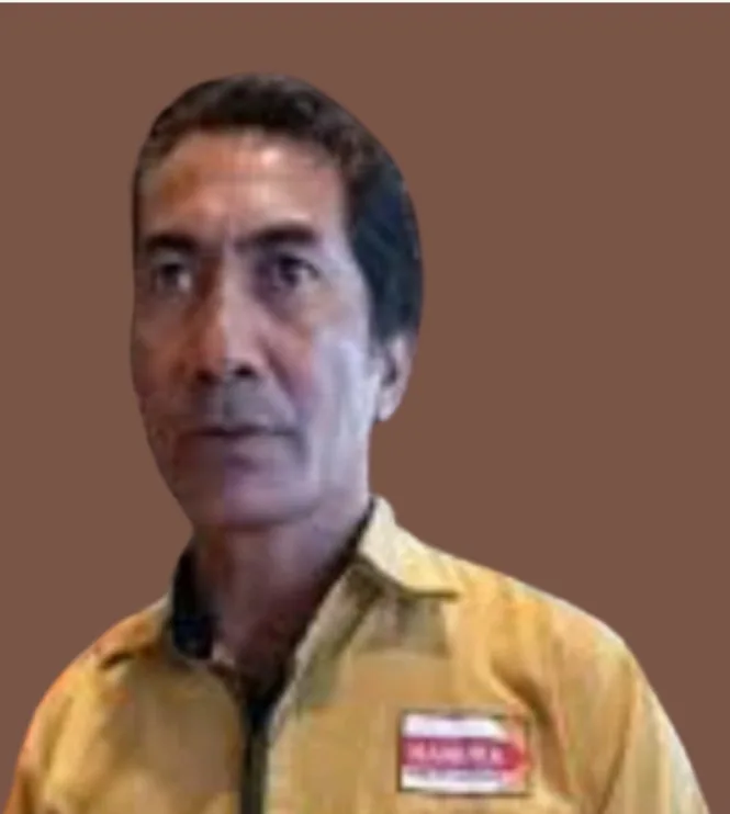 Foto : Terdakwa Erasmus Frans Mandato alias Mus Frans (istimewa)
