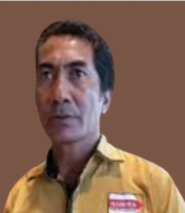 Foto : Terdakwa Kasus Hoaks Erasmus Frans mandato alias Mus Frans (istimewa)